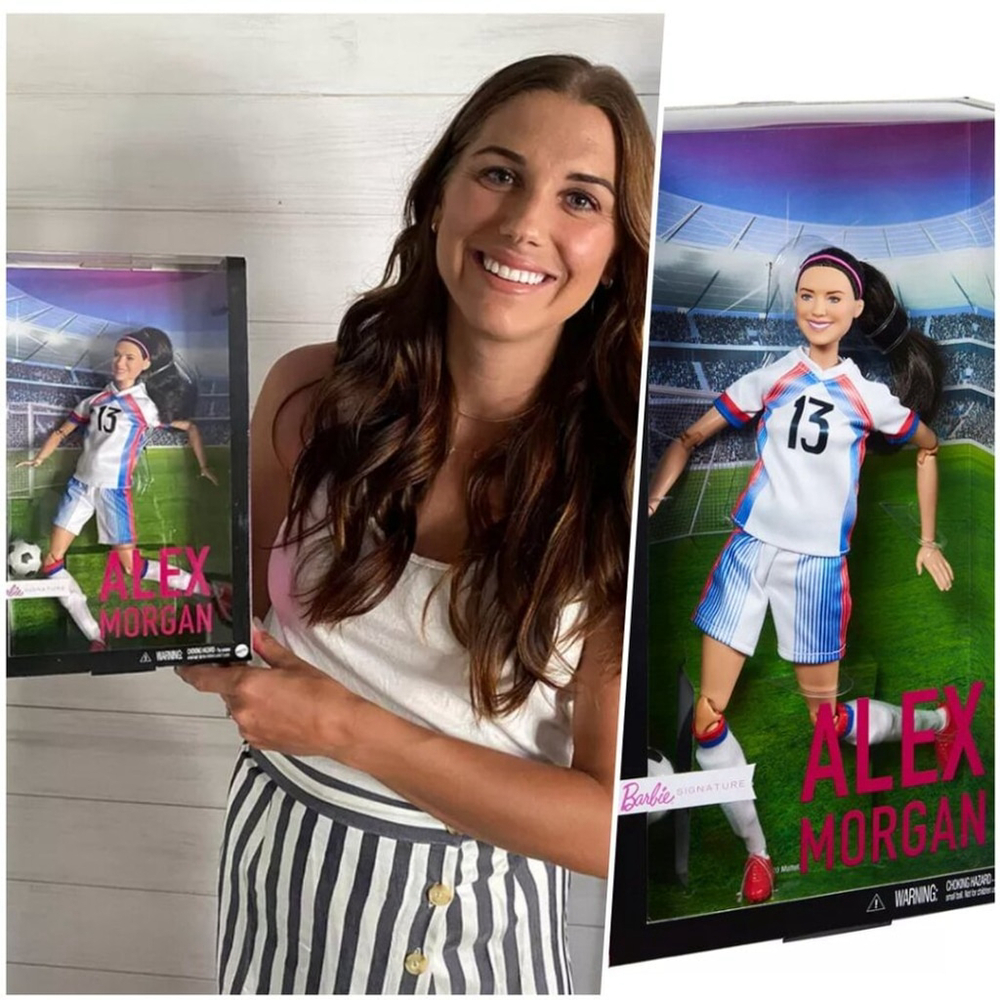 Barbie Alex Morgan Limited Edition Collector Doll Soccer Ball FIFA
